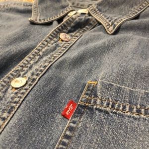Levi’s Button Down Jean Shirt